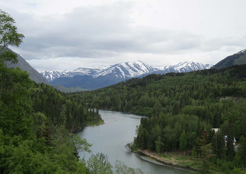 Riding Alaskas Kenai Peninsula - River