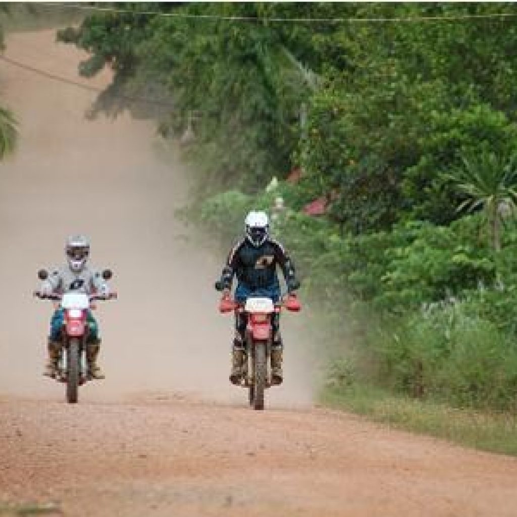 Cambodia Motorbike Tours - Dusty Road