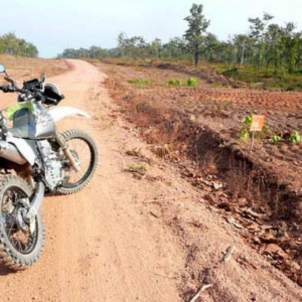 Cambodia Motorbike Tours - Dusty Track