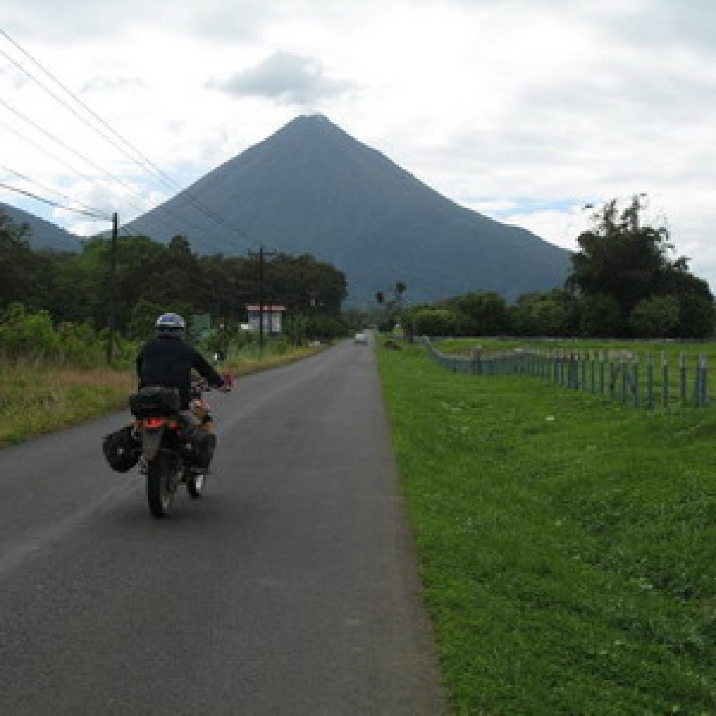 Costa Rica Motorcycle Tours - Volcano Ahead
