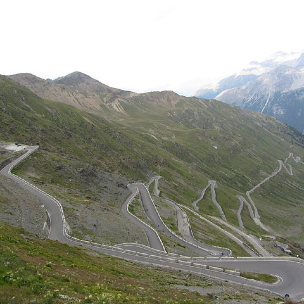 The Stelvio Pass, motorcycle touring in italy