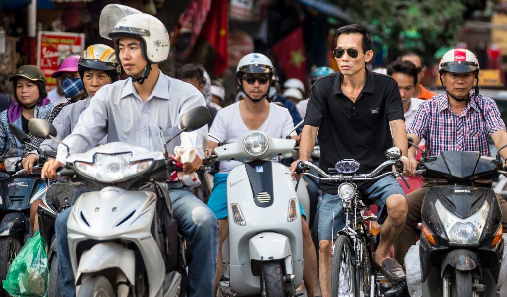 Motorcycle Touring in Vietnam - Traffic