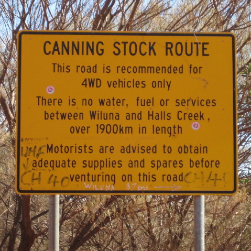 Canning Stock Route - A warning to travelers