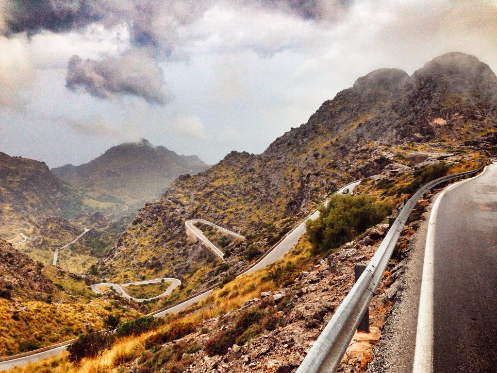 Carretera de Sa Calobra – mountainous road - motorcycle touring in spain