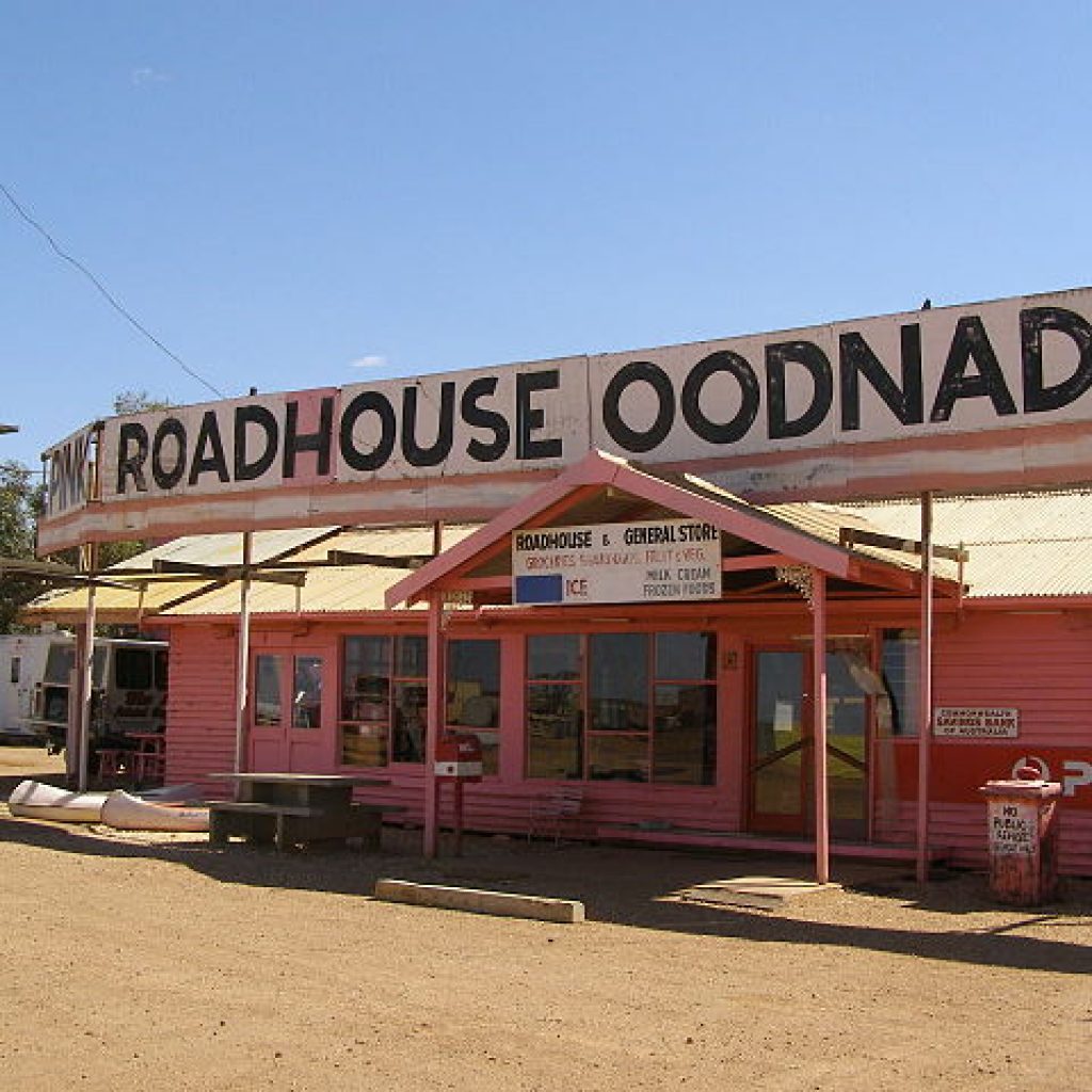 Oodnadatta Track - The famous pink roadhouse