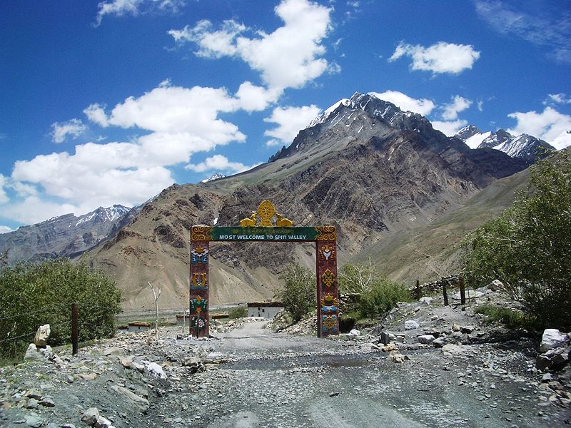 Spiti Valley - Welcome Sign