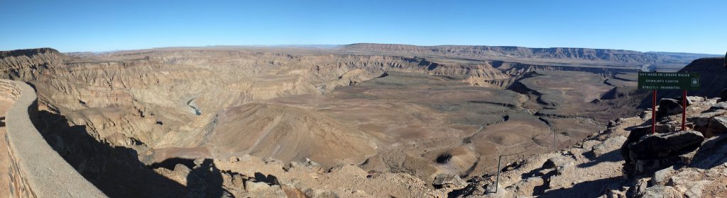 Fish River Canyon - Hiking entrance