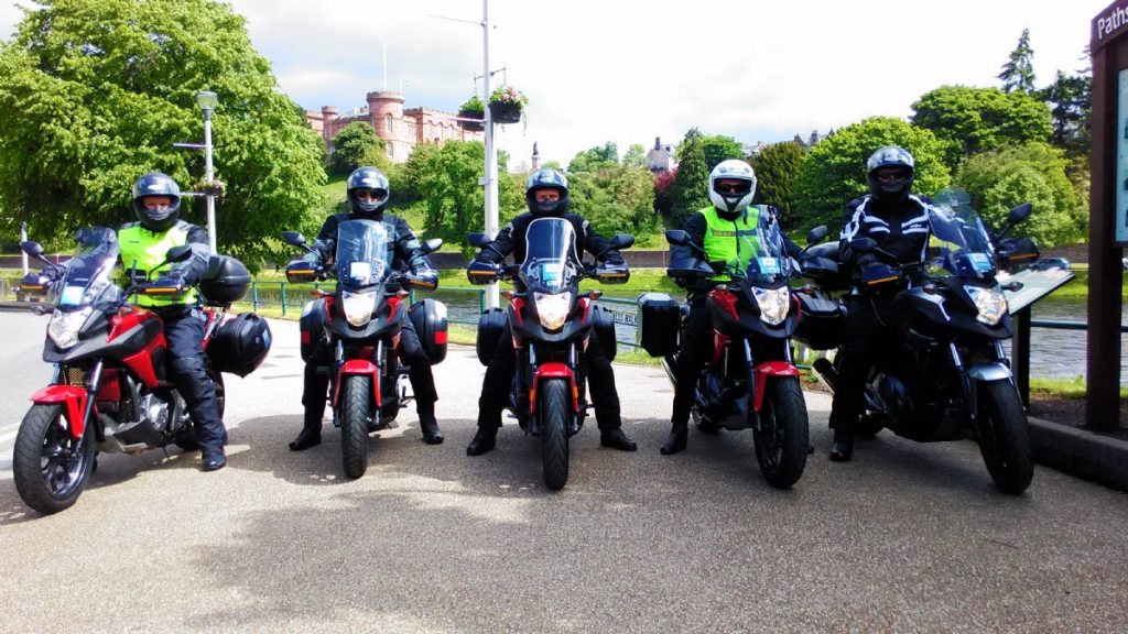 Group of Riders with North Coast 500 Moto Experience