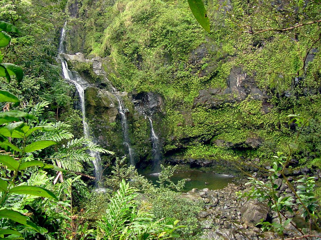 Hana Highway - USA - Waterfalls along Hana Hghway