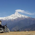 City Motorbike Kathmandu - scenic mountain view