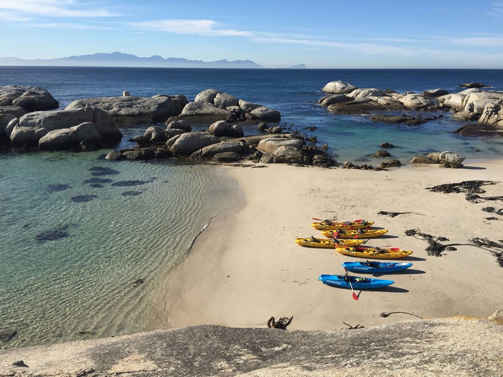 Kayaking near Cape Town