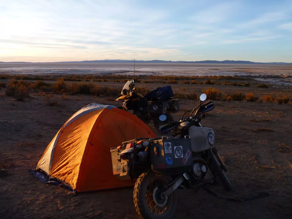 adventure motorcycle tent